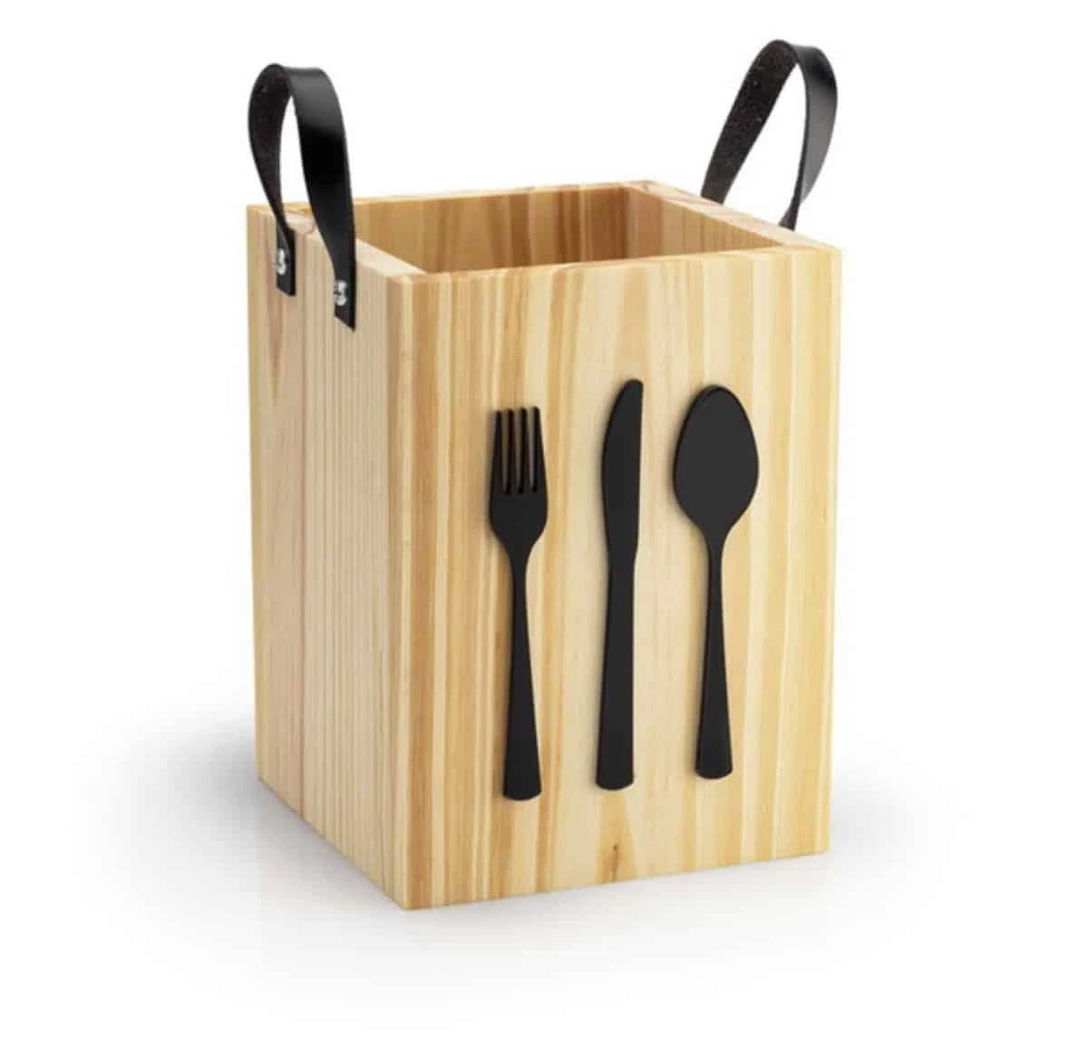 Wooden Spice Tray with 6 pcs glass jar