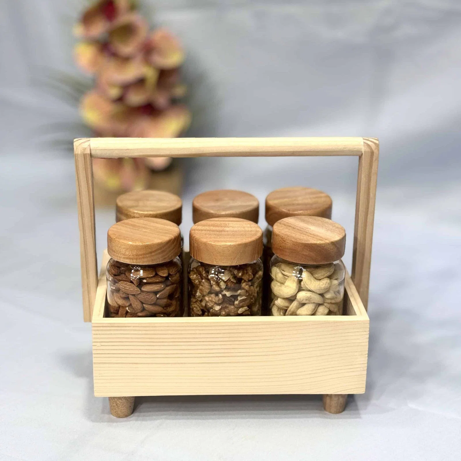 Wooden Cutlery Holder