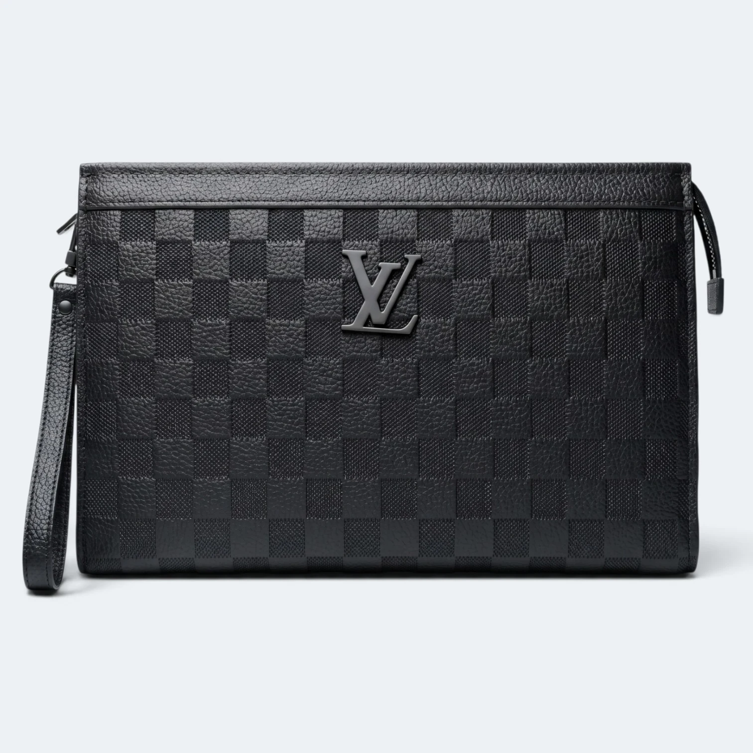 Louis Vuitton Damier Noir Hand Clutch  8150-05