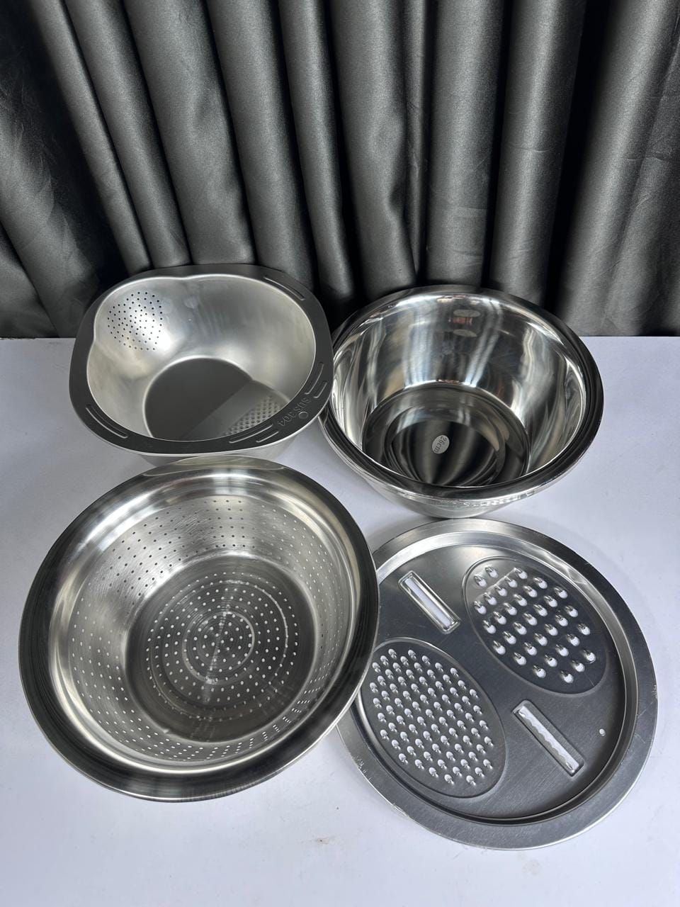 4 Pcs Stainless Steel Kitchen Bowl Set প্রোডাক্ট প্রিভিউ