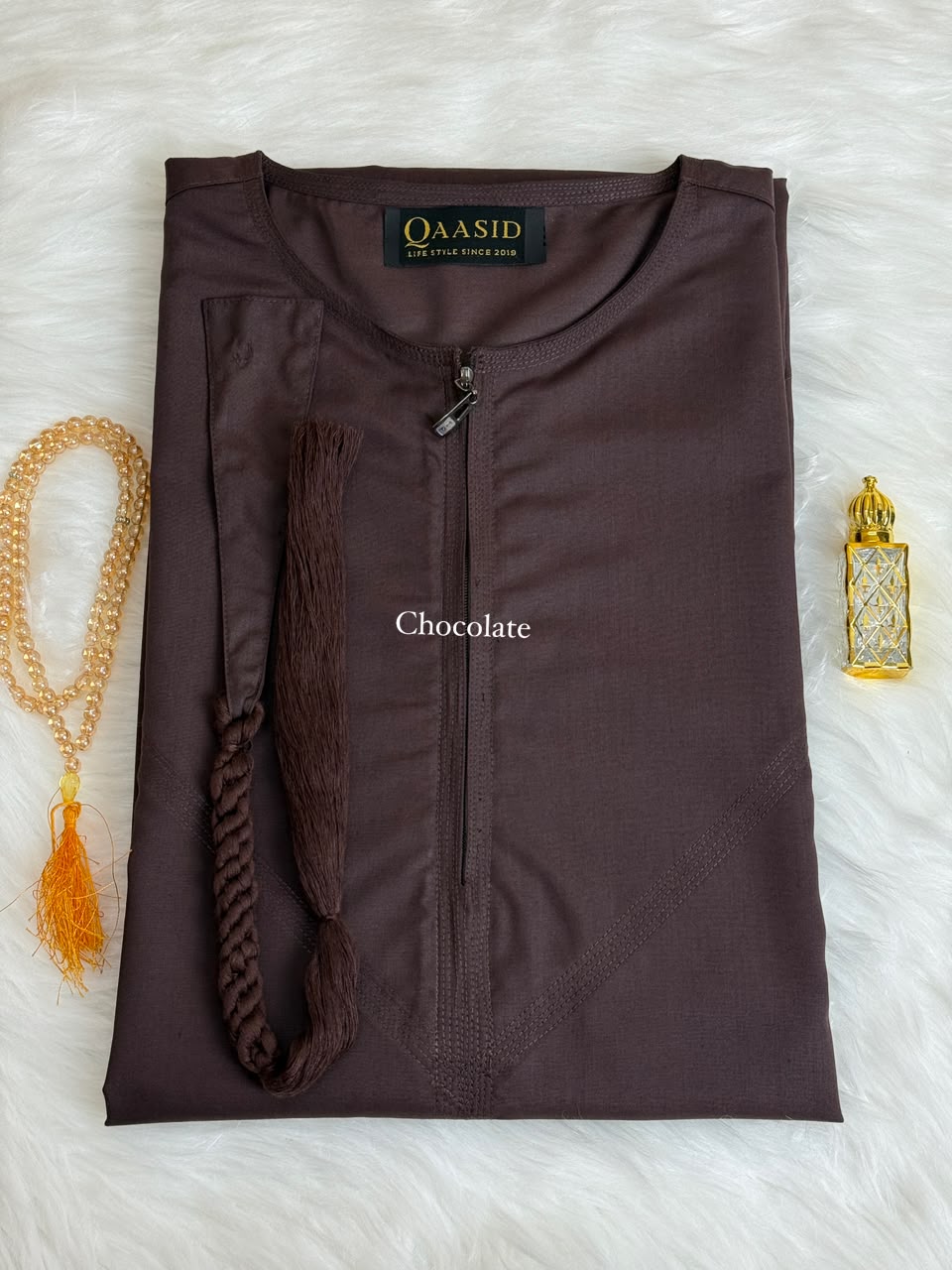 Premium Emirati Jubbah - Chocolate